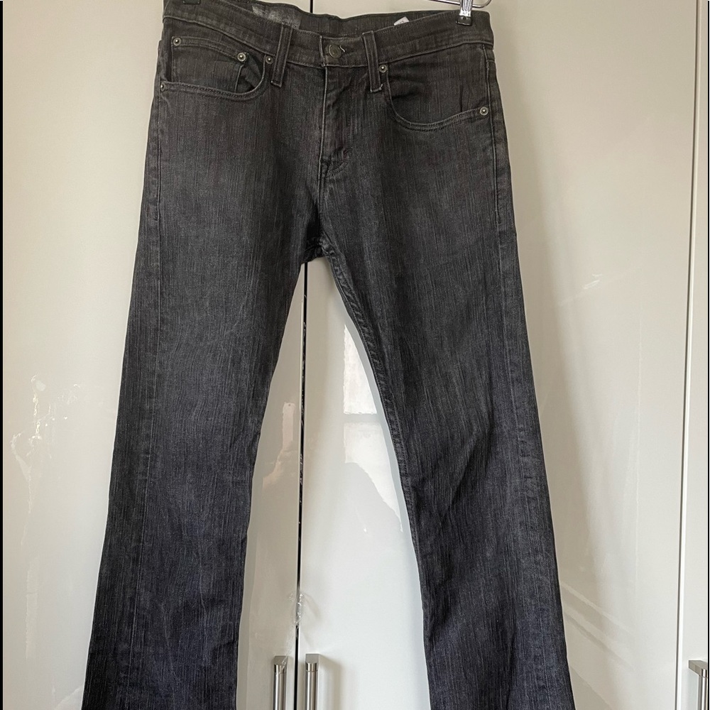 LEVI’S Slim Boot Jeans Color-Dark Gray Size- W 32 L 32